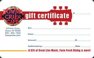 Towne Crier Gift Cards