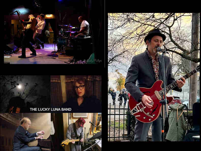 The Flurries; Lucky Luna Band; Rik Mercaldi